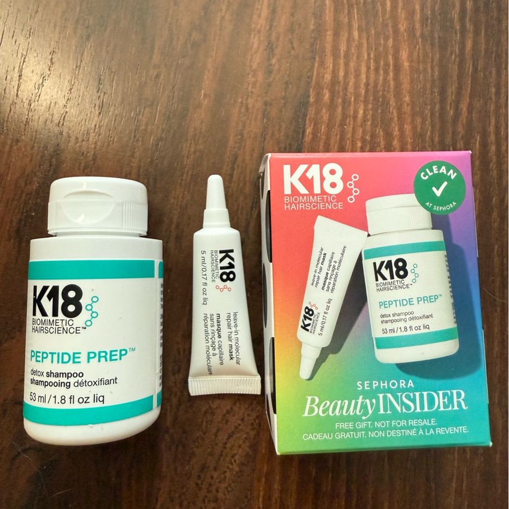 K18 Peptide Prep Clarifying Detox Shampoo Set